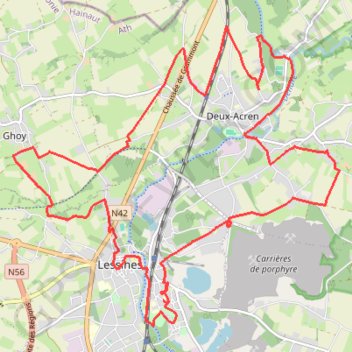 Itinéraire Vtt 20Km St Roch, distance, dénivelé, altitude, carte, profil, trace GPS