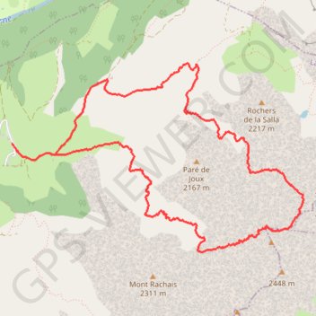 Itinéraire Traversée du Trou de la Mouche - La Clusaz, distance, dénivelé, altitude, carte, profil, trace GPS