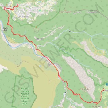 Itinéraire Réunion - J3, distance, dénivelé, altitude, carte, profil, trace GPS