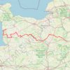 Itinéraire Parcours du Tour de Normandie du 20 au 21 juin, distance, dénivelé, altitude, carte, profil, trace GPS