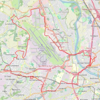 Itinéraire 2022-11-13-01, distance, dénivelé, altitude, carte, profil, trace GPS