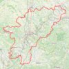 Itinéraire Tour de Charente VTT, distance, dénivelé, altitude, carte, profil, trace GPS