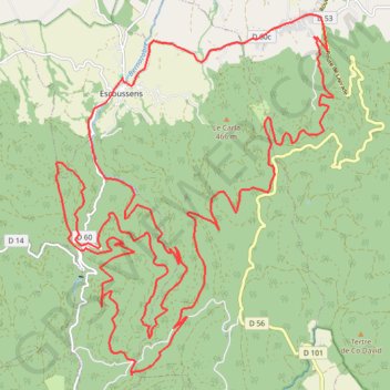 Itinéraire Le Prunier, distance, dénivelé, altitude, carte, profil, trace GPS