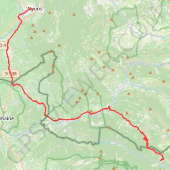 Itinéraire ITINÉRAIRE-41km-IBP46-bicycle, distance, dénivelé, altitude, carte, profil, trace GPS
