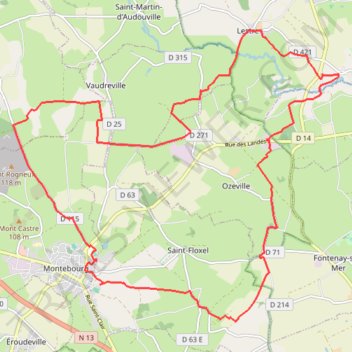Itinéraire 22 km TRAIL, distance, dénivelé, altitude, carte, profil, trace GPS