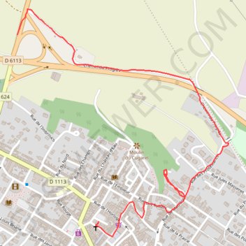 Itinéraire Chemin du Progrès, distance, dénivelé, altitude, carte, profil, trace GPS
