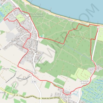 Itinéraire Olerando : Sauzelle - La Gautrelle, distance, dénivelé, altitude, carte, profil, trace GPS