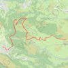 Itinéraire Descente du NERBIOU sur Villelongue par la Croix de Arry, distance, dénivelé, altitude, carte, profil, trace GPS