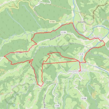 Itinéraire sur_les_pas_des_pelerins_17kms600_et_600m_d+on_parcours, distance, dénivelé, altitude, carte, profil, trace GPS