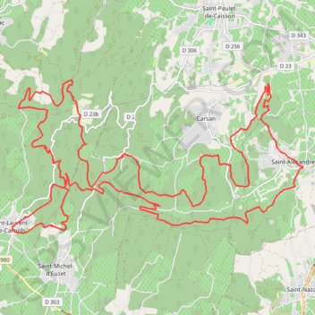 Itinéraire Alexandrine, distance, dénivelé, altitude, carte, profil, trace GPS