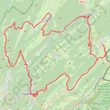 Itinéraire Escapade en Grandvaux - Les Rousses, distance, dénivelé, altitude, carte, profil, trace GPS