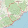 Itinéraire Lloret- la Bisbal- Sant Garu- Lloret, distance, dénivelé, altitude, carte, profil, trace GPS