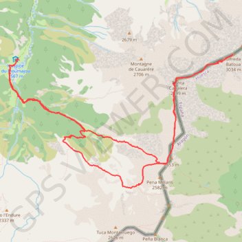 Itinéraire batoua, distance, dénivelé, altitude, carte, profil, trace GPS