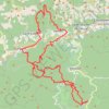 Itinéraire Ceps - Naudech - Bardou, distance, dénivelé, altitude, carte, profil, trace GPS