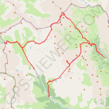 Itinéraire Thabor Pic du lac Blanc, distance, dénivelé, altitude, carte, profil, trace GPS