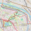 Itinéraire Le Parc des Chanteraines à Gennevilliers, distance, dénivelé, altitude, carte, profil, trace GPS