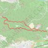 Itinéraire Carnoules-Le Plateau des Thèmes, distance, dénivelé, altitude, carte, profil, trace GPS