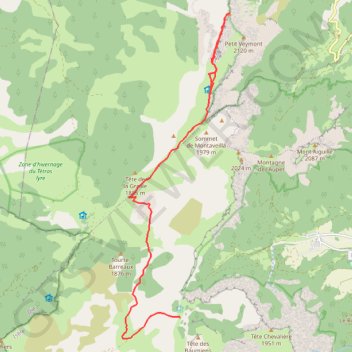 Itinéraire Cirque archiane partie 2, distance, dénivelé, altitude, carte, profil, trace GPS