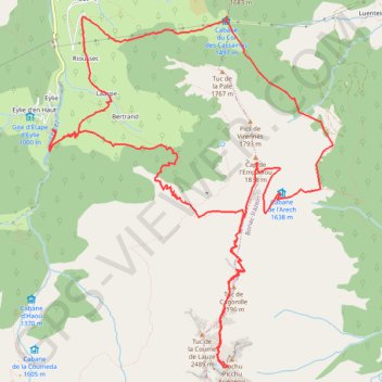 Itinéraire Mailh de bulard, distance, dénivelé, altitude, carte, profil, trace GPS