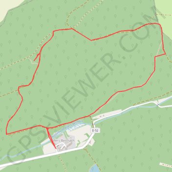 Itinéraire Villers-Bettnach, distance, dénivelé, altitude, carte, profil, trace GPS