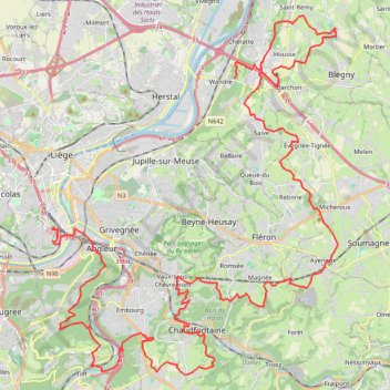 Itinéraire Ultra_108, distance, dénivelé, altitude, carte, profil, trace GPS