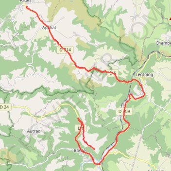 Itinéraire Balade touristique, distance, dénivelé, altitude, carte, profil, trace GPS