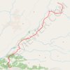 Itinéraire Botnar - Skagfjorosskali (Laugavegur), distance, dénivelé, altitude, carte, profil, trace GPS