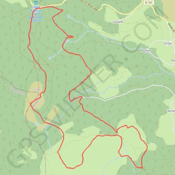 Itinéraire Col de la loge, distance, dénivelé, altitude, carte, profil, trace GPS
