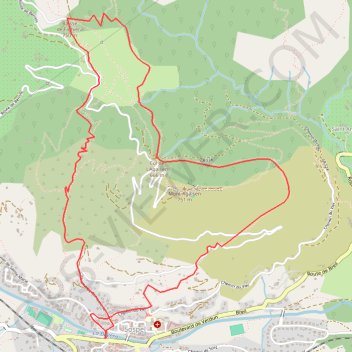 Itinéraire Circuit de la « traction », distance, dénivelé, altitude, carte, profil, trace GPS