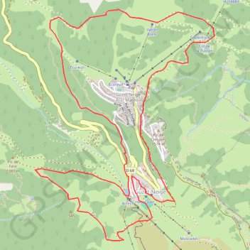 Itinéraire Le belvédère de Guzet, distance, dénivelé, altitude, carte, profil, trace GPS