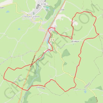 Itinéraire La Pierre Percée, distance, dénivelé, altitude, carte, profil, trace GPS