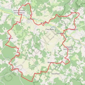 Itinéraire Ronde des clochers VTT circuit permanent VTT RC2V, distance, dénivelé, altitude, carte, profil, trace GPS