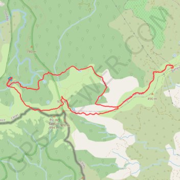 Itinéraire Le Sailfort - Les Couloumates - Retour par le chemin de l'eau, distance, dénivelé, altitude, carte, profil, trace GPS