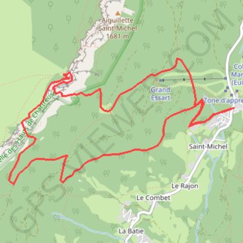Itinéraire Crête de l'Alpette, distance, dénivelé, altitude, carte, profil, trace GPS