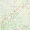 Itinéraire L'Isle-Jourdain - Retenue de l'Arrêt Darré, distance, dénivelé, altitude, carte, profil, trace GPS