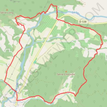 Itinéraire Roche Saint Secret, distance, dénivelé, altitude, carte, profil, trace GPS