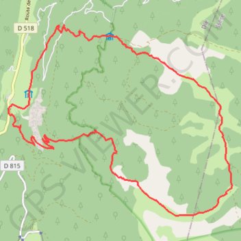 Itinéraire ROUSSET PRE GLANDU RANC CHARLES RECO, distance, dénivelé, altitude, carte, profil, trace GPS