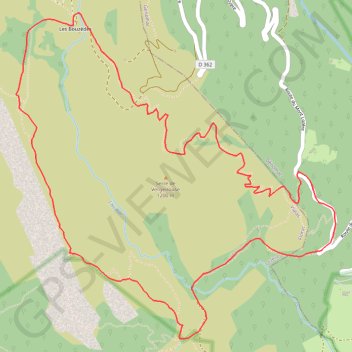 Itinéraire Les Bouzèdes, distance, dénivelé, altitude, carte, profil, trace GPS