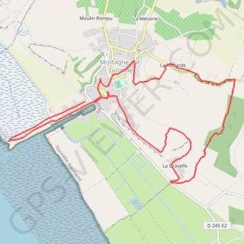 Itinéraire 🚴 Trace de Mortagne, distance, dénivelé, altitude, carte, profil, trace GPS