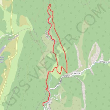 Itinéraire Canyon des gueulards, distance, dénivelé, altitude, carte, profil, trace GPS