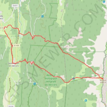 Itinéraire 24 déc. 2020 à 09:40:35, distance, dénivelé, altitude, carte, profil, trace GPS