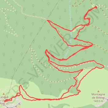 Itinéraire Casque de Lhéris avec Anne, distance, dénivelé, altitude, carte, profil, trace GPS