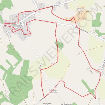 Itinéraire 0 - 8 kms telethon 2026, distance, dénivelé, altitude, carte, profil, trace GPS