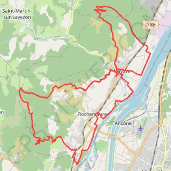 Itinéraire Colline du Coiron, distance, dénivelé, altitude, carte, profil, trace GPS