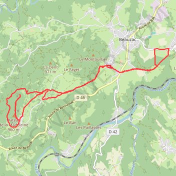 Itinéraire Tour de la Madeleine, distance, dénivelé, altitude, carte, profil, trace GPS