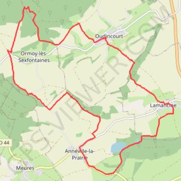 Itinéraire Les 3 Tilleuls, distance, dénivelé, altitude, carte, profil, trace GPS