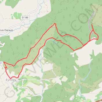 Itinéraire Col de Fabre-Col de Maruen, distance, dénivelé, altitude, carte, profil, trace GPS