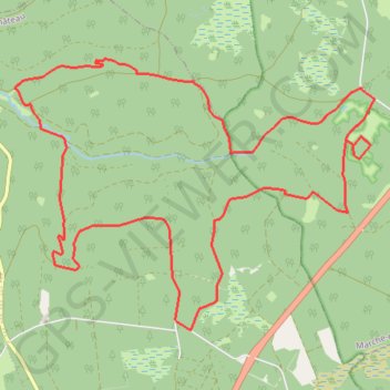 Itinéraire Balade dans la Grande Forêt de Saint-Hubert, distance, dénivelé, altitude, carte, profil, trace GPS