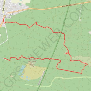 Itinéraire Entre Chanfroid et Arbonne, distance, dénivelé, altitude, carte, profil, trace GPS