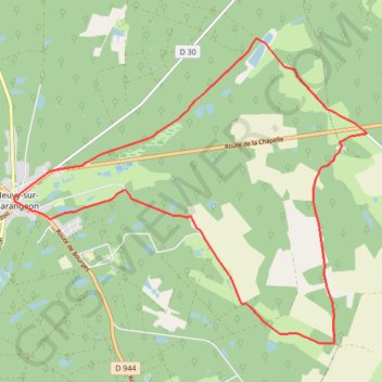 Itinéraire Les Tourbières, distance, dénivelé, altitude, carte, profil, trace GPS